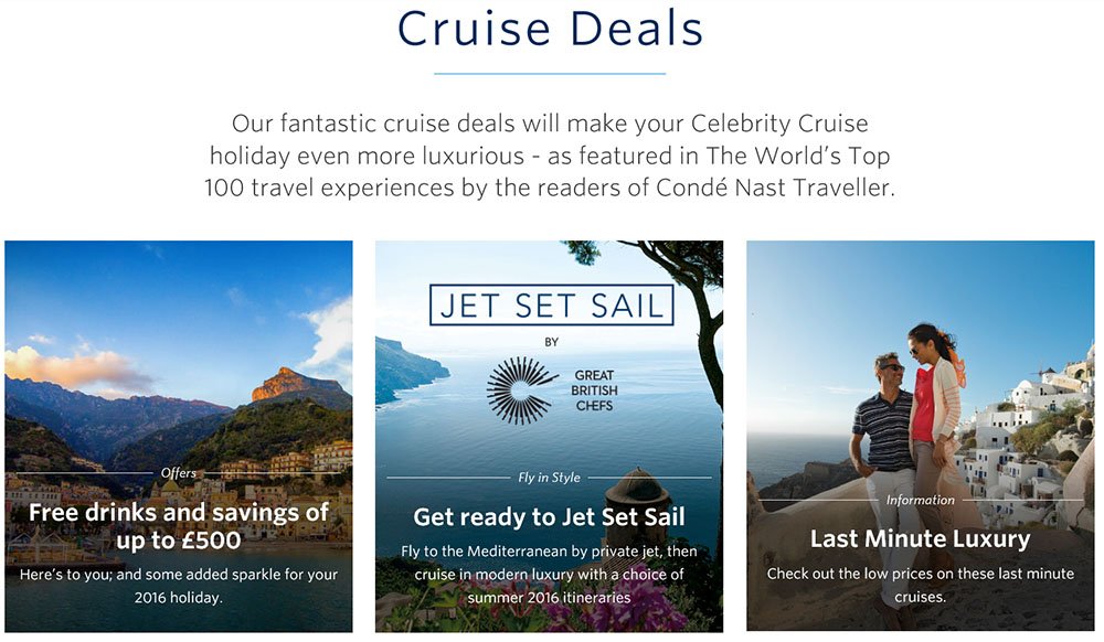 Celebrity Cruise Deals